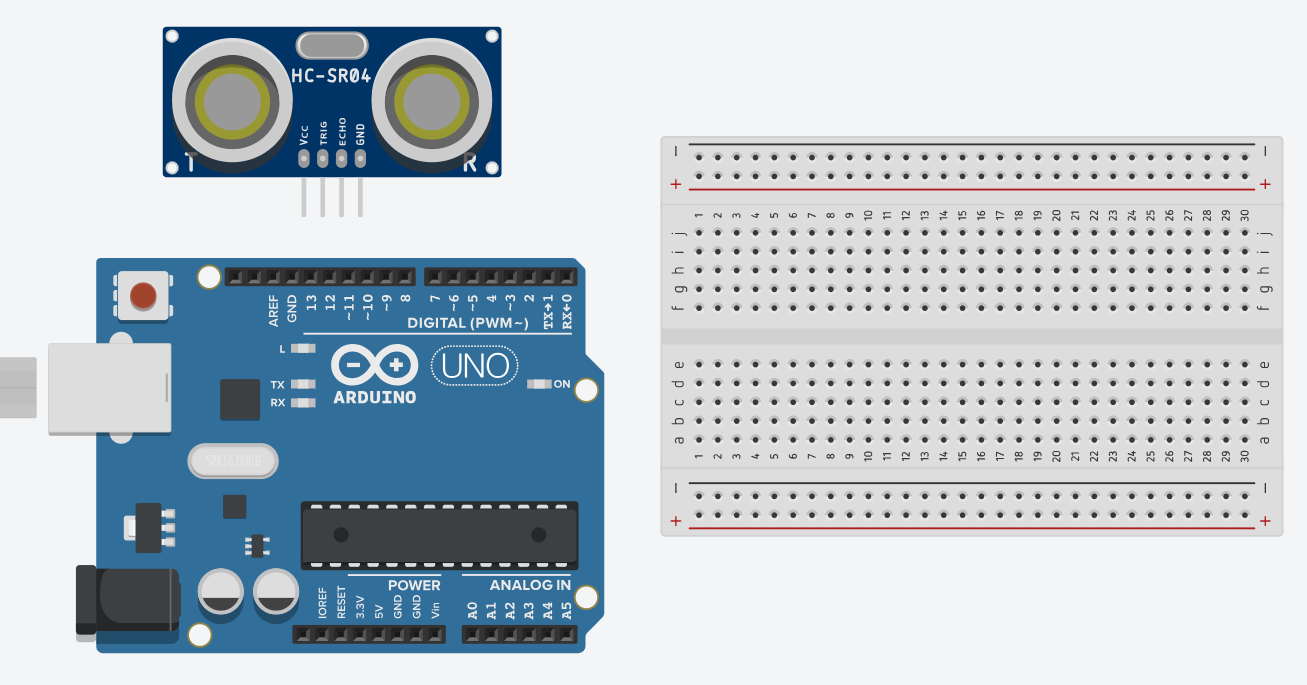 arduino-超声波测距模块的使用插图1