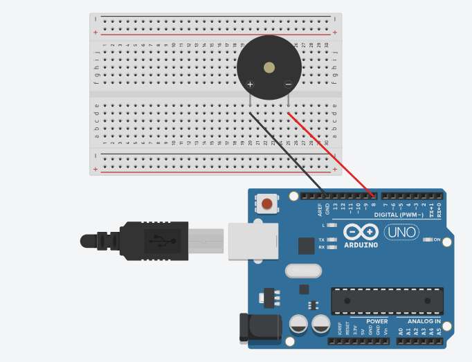 arduino基础实验2 led+蜂鸣器实验插图13