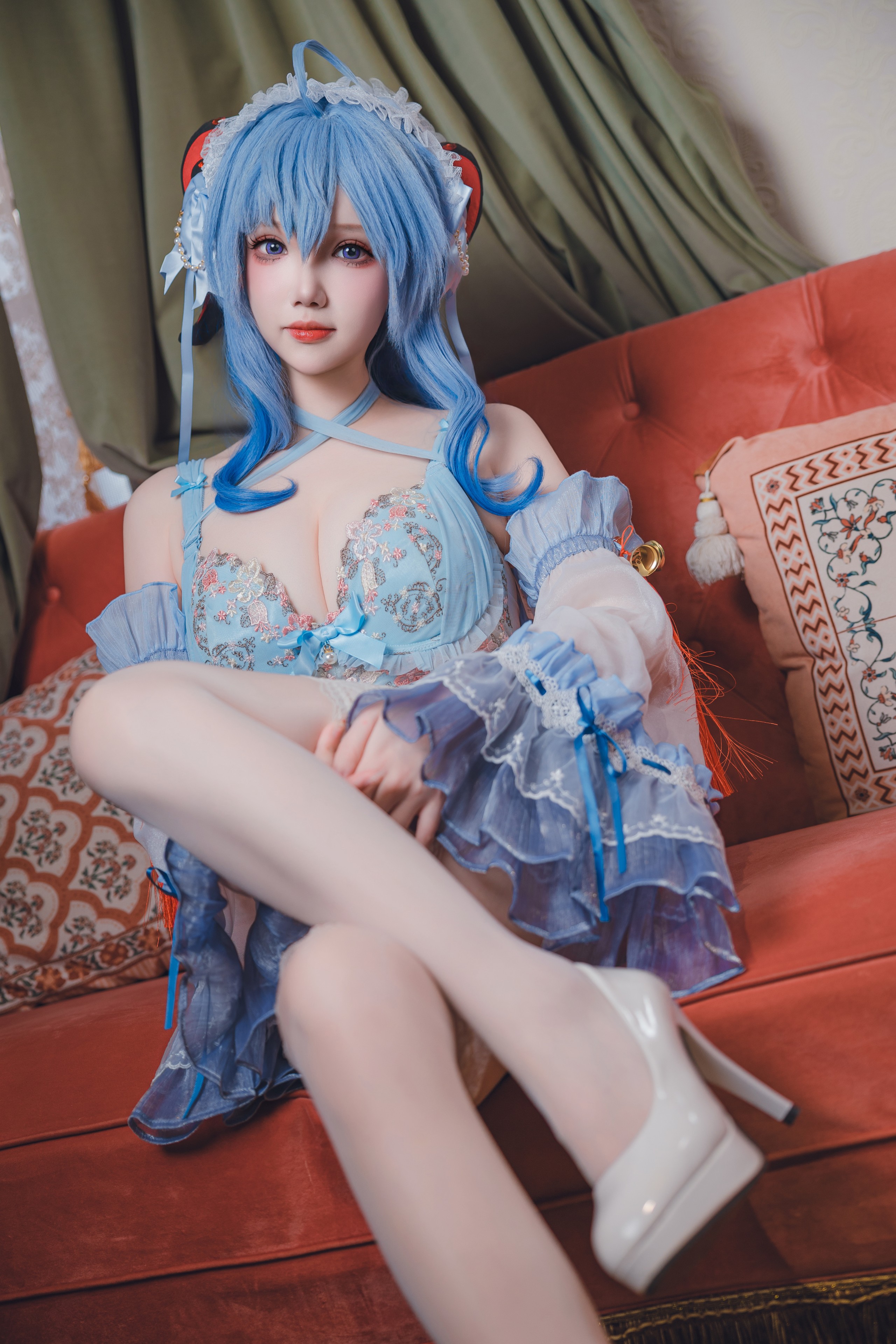 [写真] cosplay 雪晴Astra – 甘雨内衣[45P+1V]正经资源-给我网盘资源