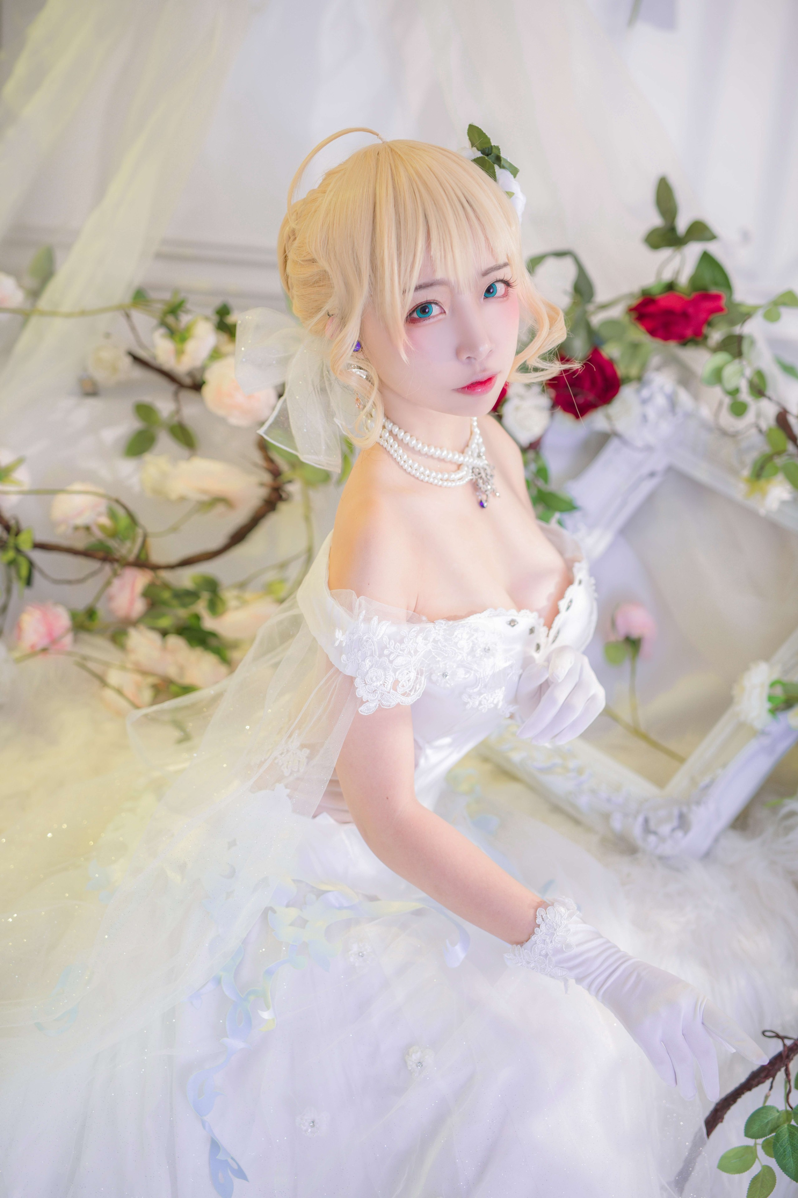  [写真] cosplay G44不会受伤 - Rapi+二佐 花嫁 *正经资源*