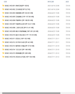 [写真] cosplay 坂坂白 15部合集 1.9G 正经资源-给我网盘资源